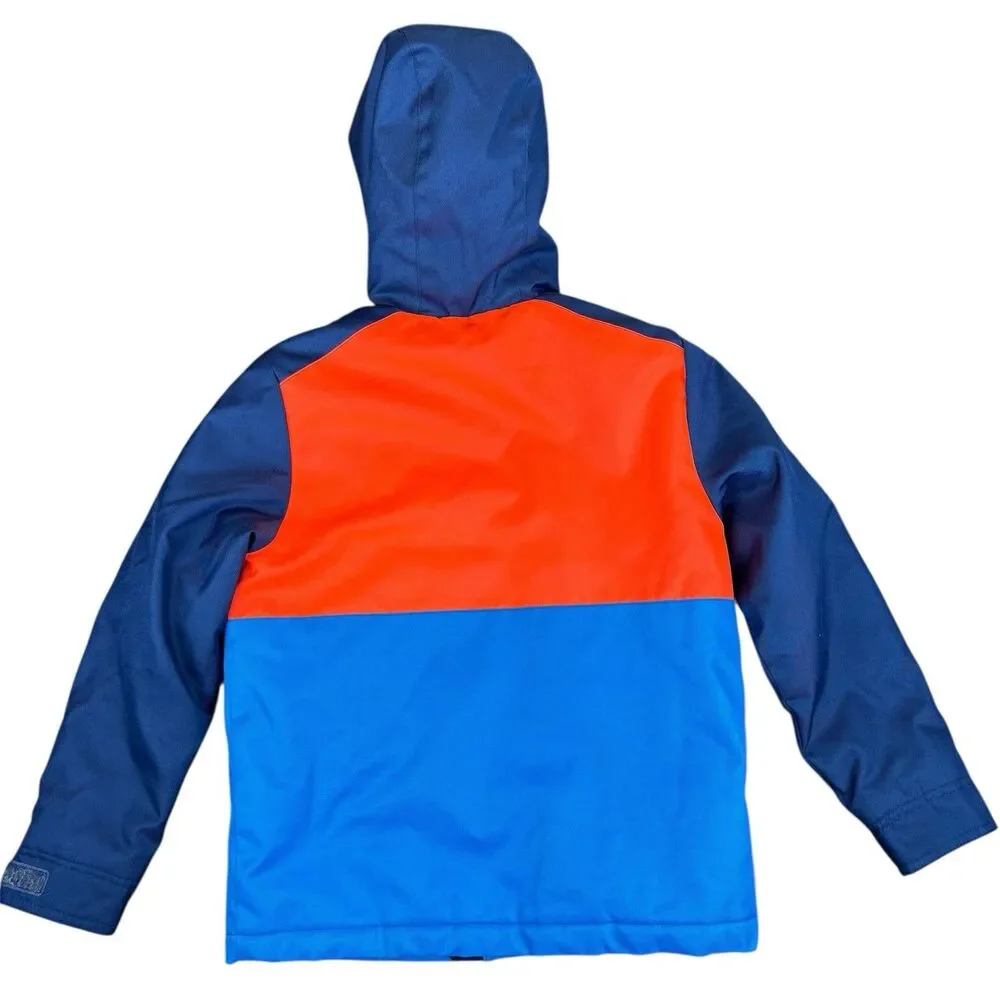 Gap Kids Boys Colorblock Winter Board Jacket Blue Orange Contrast Size Youth L